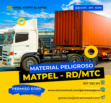 Autorizacion Para Transportar Materiales Peligrosos MATPEL-MTC ETRANSRESOL